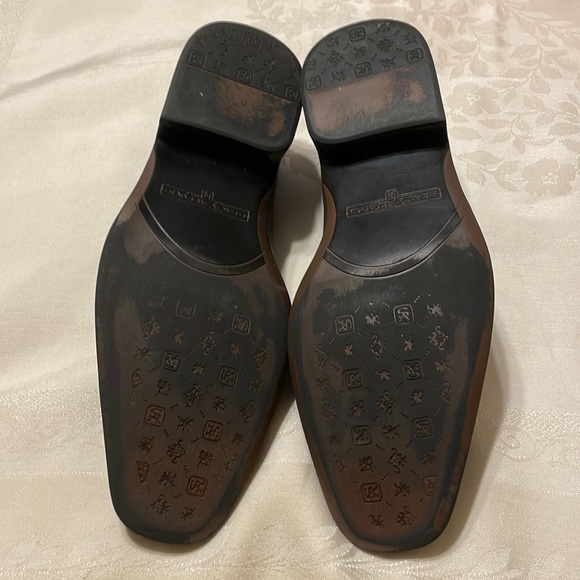 Stacy Adams men’s gray square toed, lace up oxfords (BJB) - Picture 6 of 10